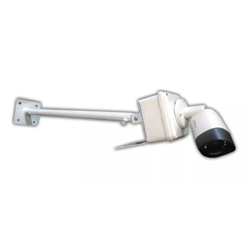 GENERICO - Brazo Extensor Para Cámara De Seguridad 50 cm extensible a 1M / Blanco