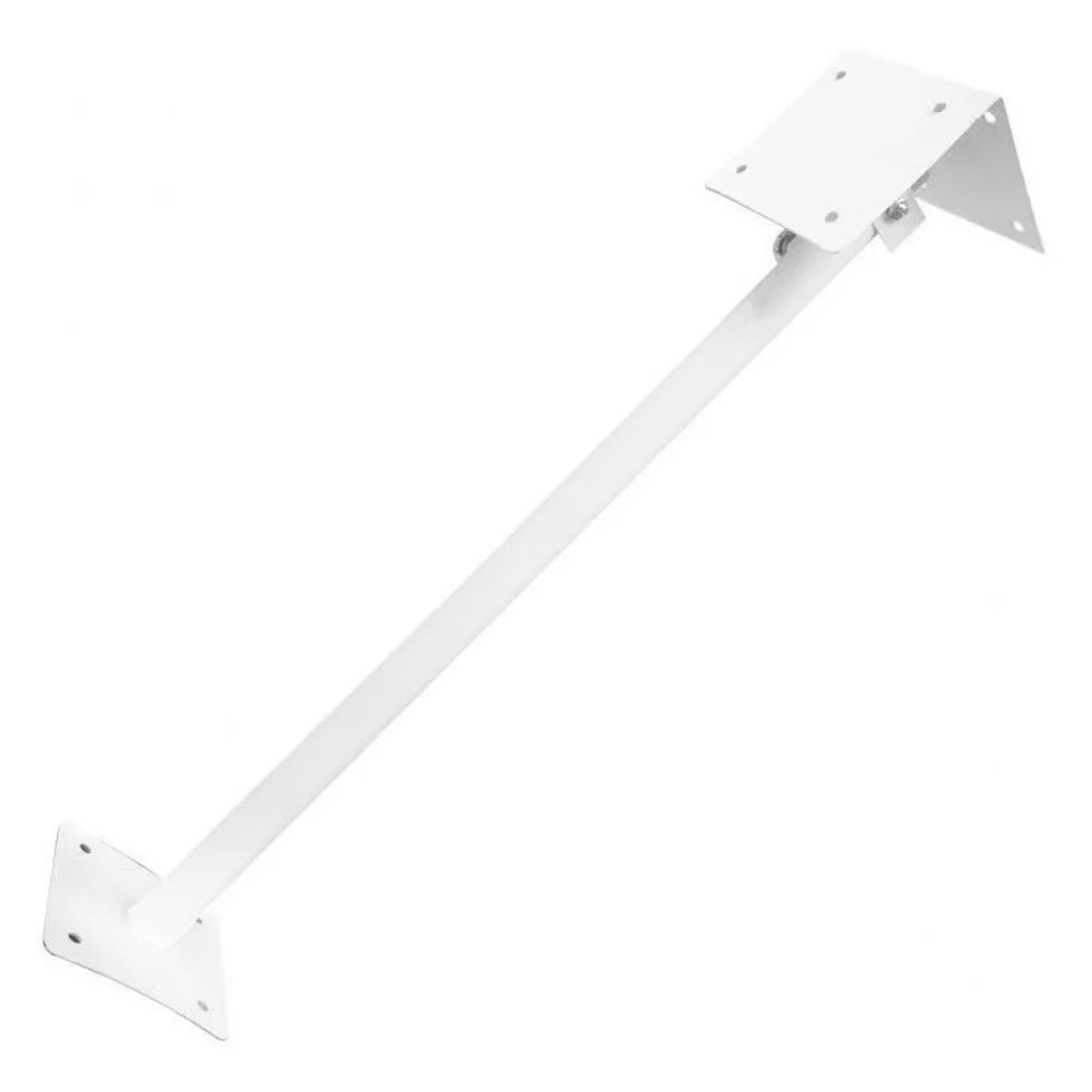 GENERICO - Brazo Extensor Para Cámara De Seguridad 50 cm extensible a 1M / Blanco
