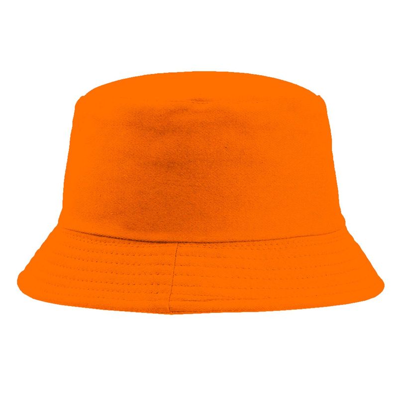VELBROS - Gorro Pesquero Pescador Bucket Hat Sombrero Hombre Mujer Sol - Naranja