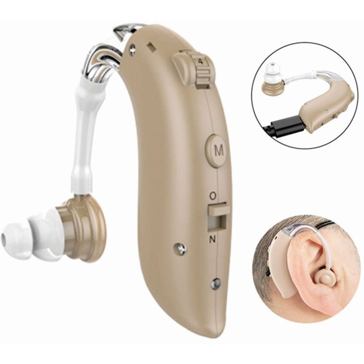 BETTER SOUND - Audífono recargable sordos sordera amplificador de sonido