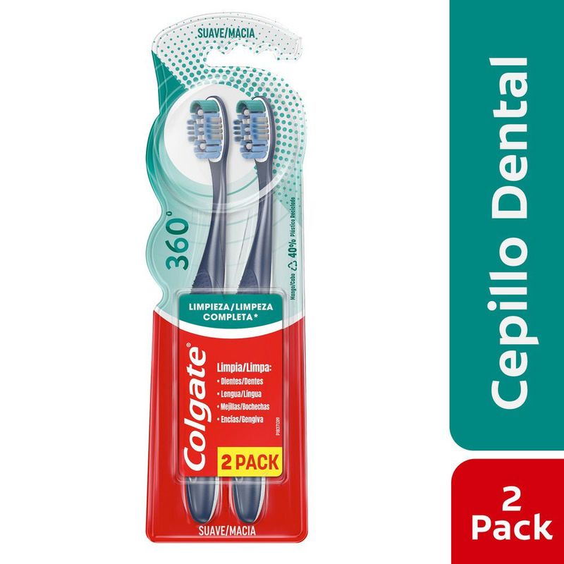 COLGATE - Oferta Cepillo Dental Colgate 360 Suave 2x1.---