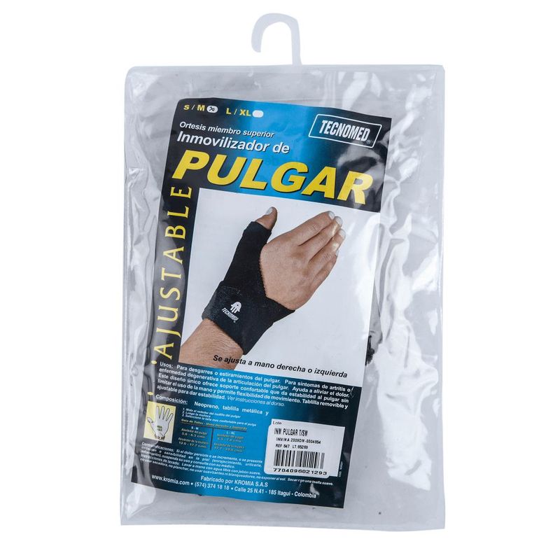 TECNOMED - Inmovilizador De Pulgar Tecnomed T. S/m