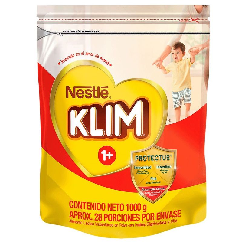 GENERICO - Leche Klim 1+(1-3 Años) Fortiprotect Bolsa X 1000gr