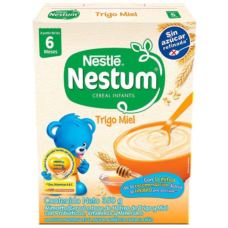 GENERICO - Cereal Nestum Trigo Y Miel 6m X 350gr