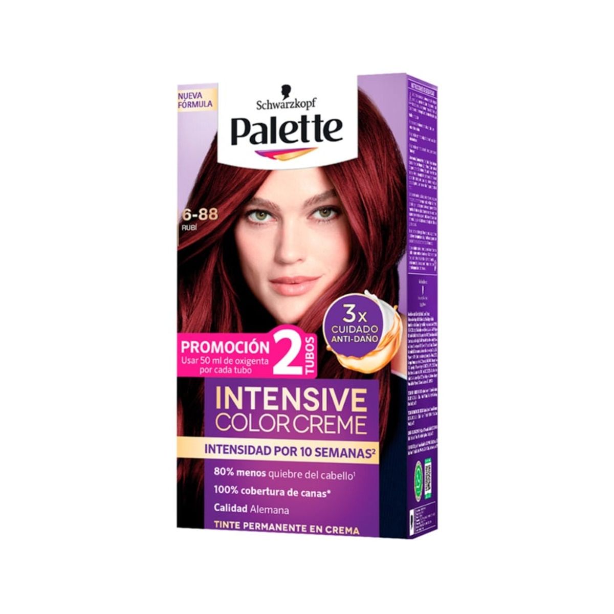 PALETTE - Tinte Palette Color Creme Permanente 6-88 Rubi Dt