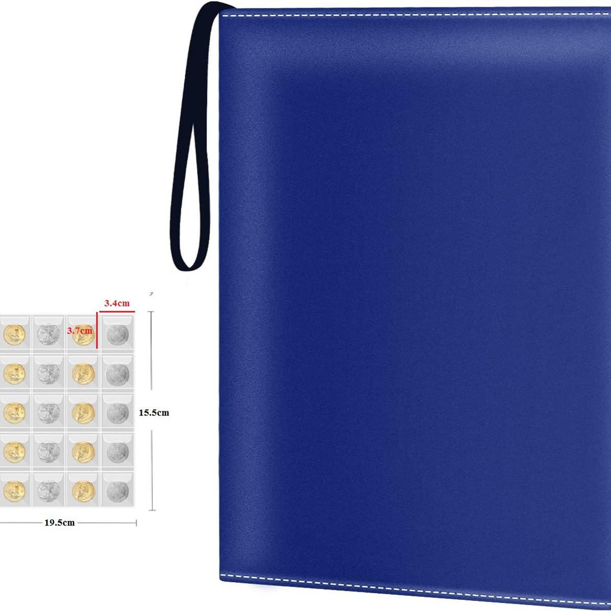 GENERICO - Album Azul Para Coleccion 200 Monedas