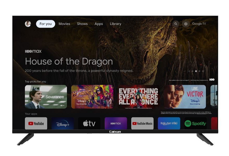 Televisor CAIXUN led 43 pulgadas Uhd4K..