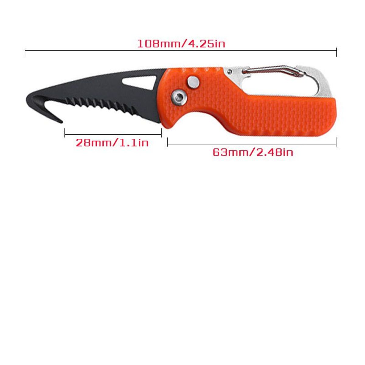 GENERICO - Cuchillo Multifuncional Herramienta Supervivencia Emergencia