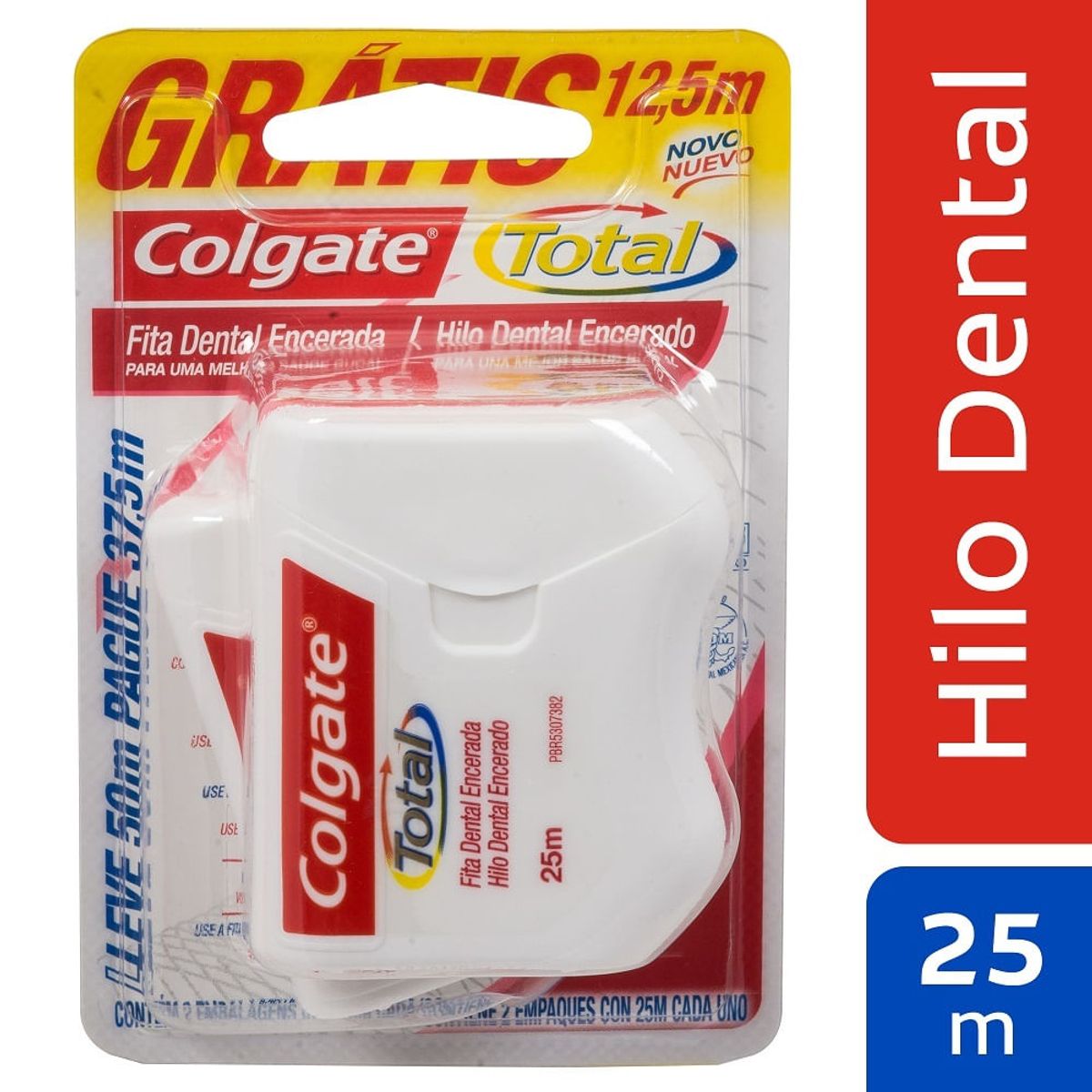 COLGATE - Oferta Hilo Dental Colgate Total X 25m X 2und Precio Especia
