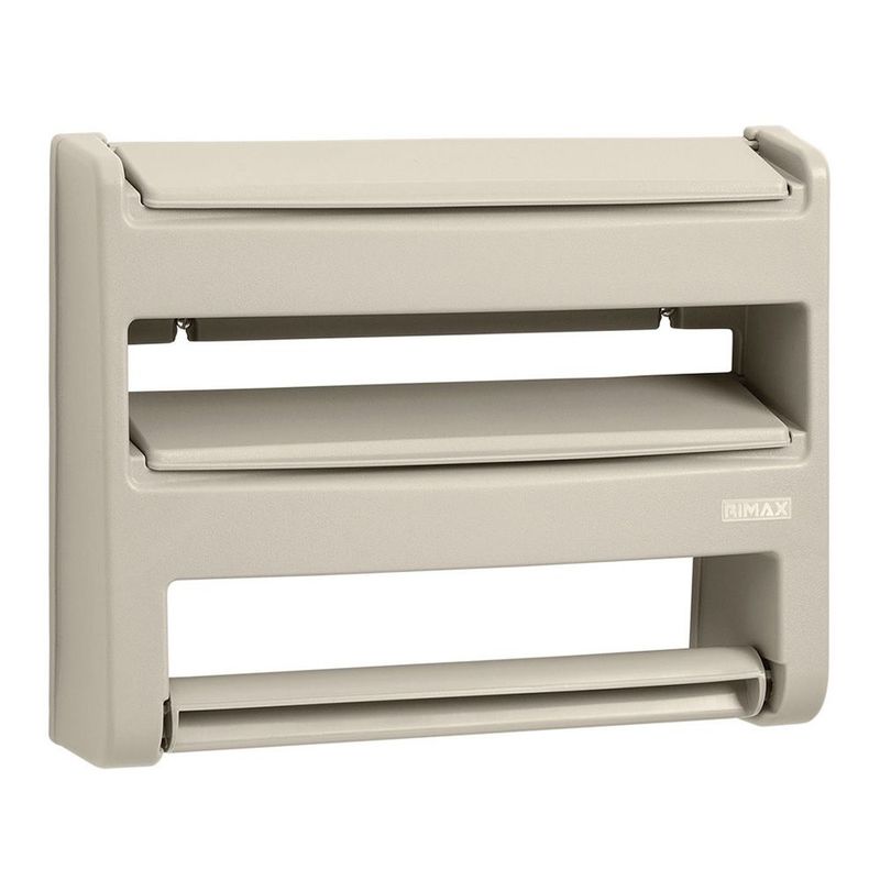 RIMAX - Portarrollo Rimax Triple Uso Toallas de cocina Taupe