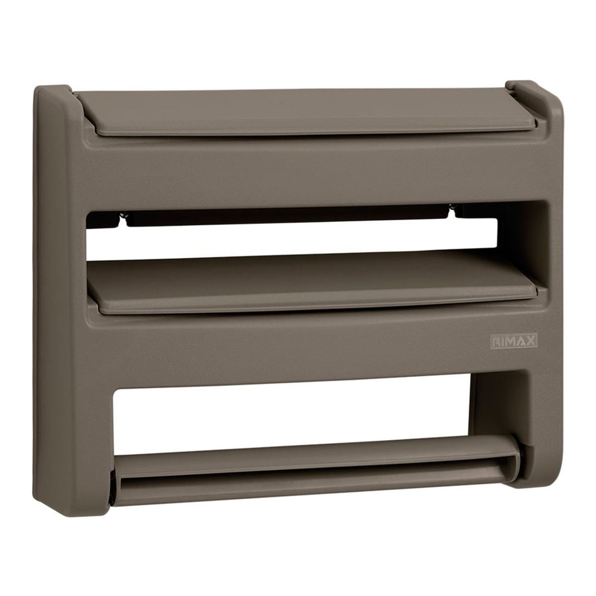 RIMAX - Portarrollo Rimax Triple Uso  Toallas de cocina Mocca