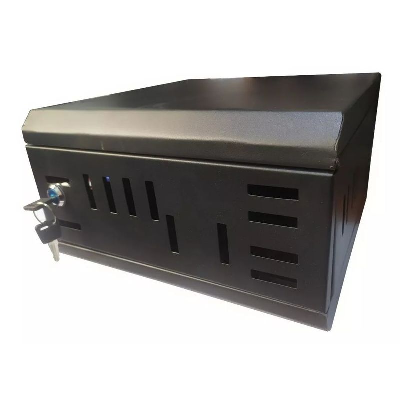 GENERICO - Gabinete Rack Mini Para Dvr 4 Canales 30 X 30 X 14cm