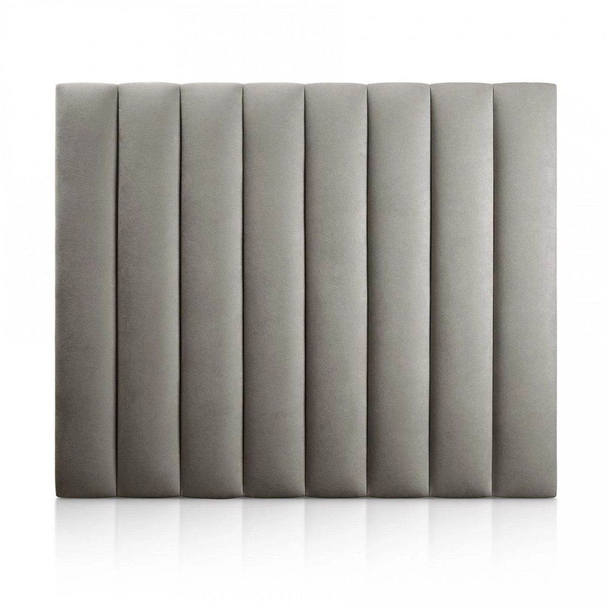 BANZAY - Cabecero Cama Sencilla Microfibra Paneles Verticales Incluye Herrajes Garantía 1 Año Fabricad Banzay