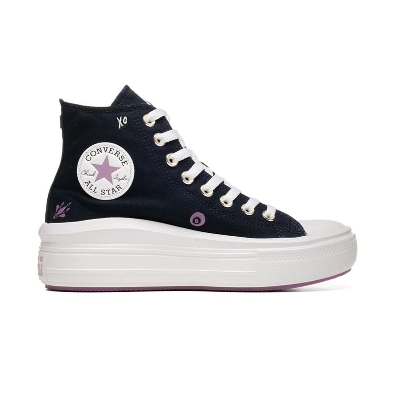 CONVERSE - Tenis Converse Chuck Taylor All Star Move Mujer-Negro