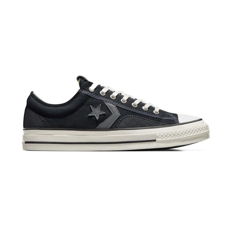 CONVERSE - Tenis Converse Star Player 76 Unisex-Negro/Gris