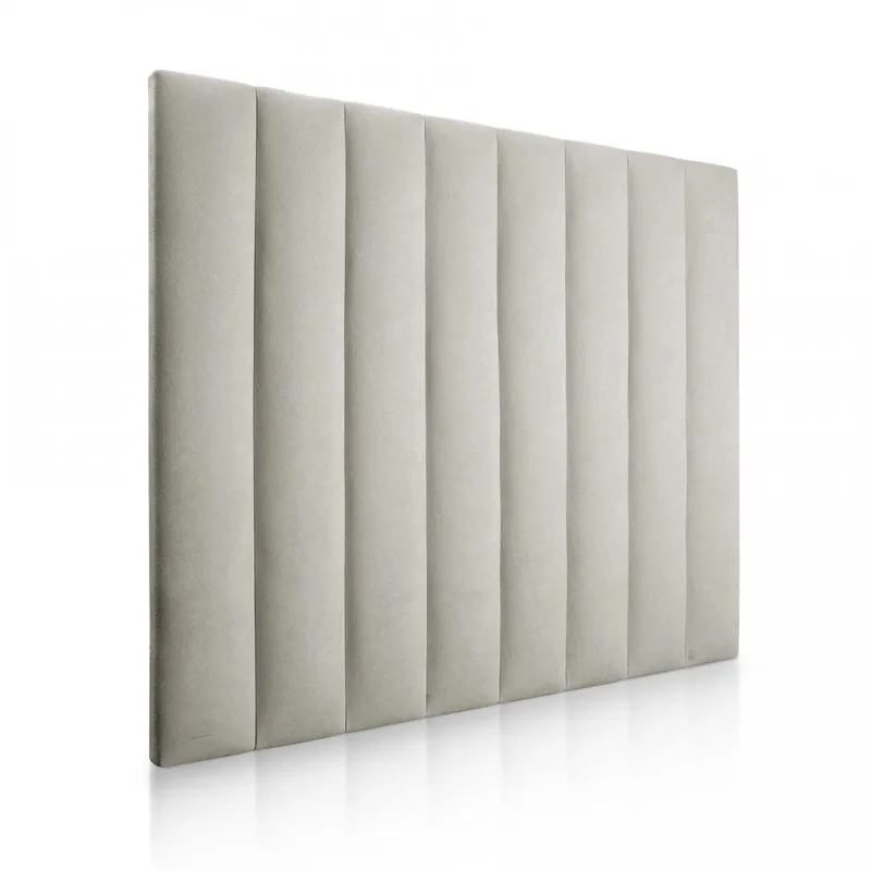 BANZAY - Cabecero Paneles Cama Semi Doble - Gris Plata