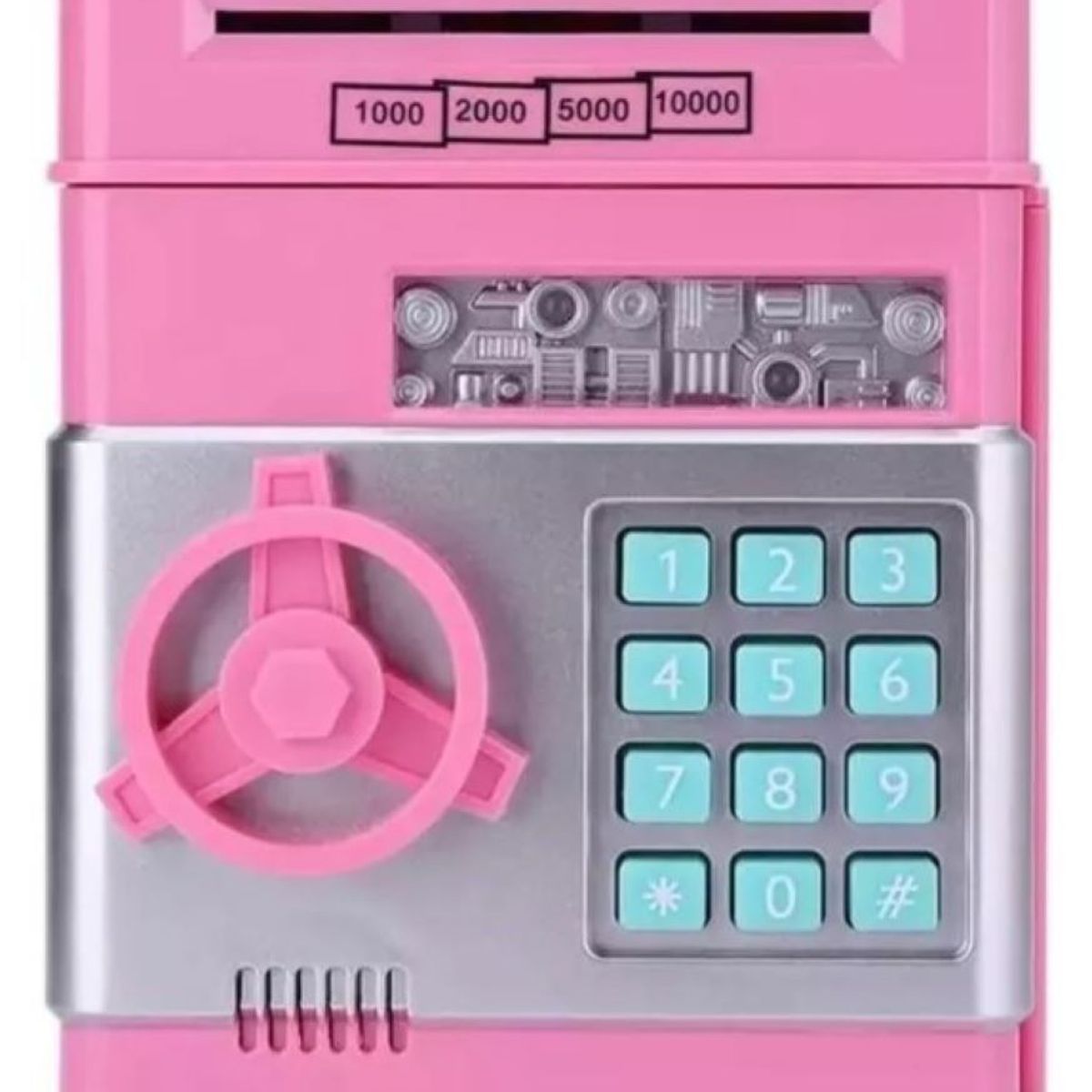 ZHOPI CO - Alcancia Electronica Roba Billetes Caja Fuerte Con Clave