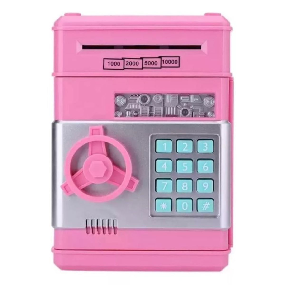 ZHOPI CO - Alcancia Electronica Roba Billetes Caja Fuerte Con Clave