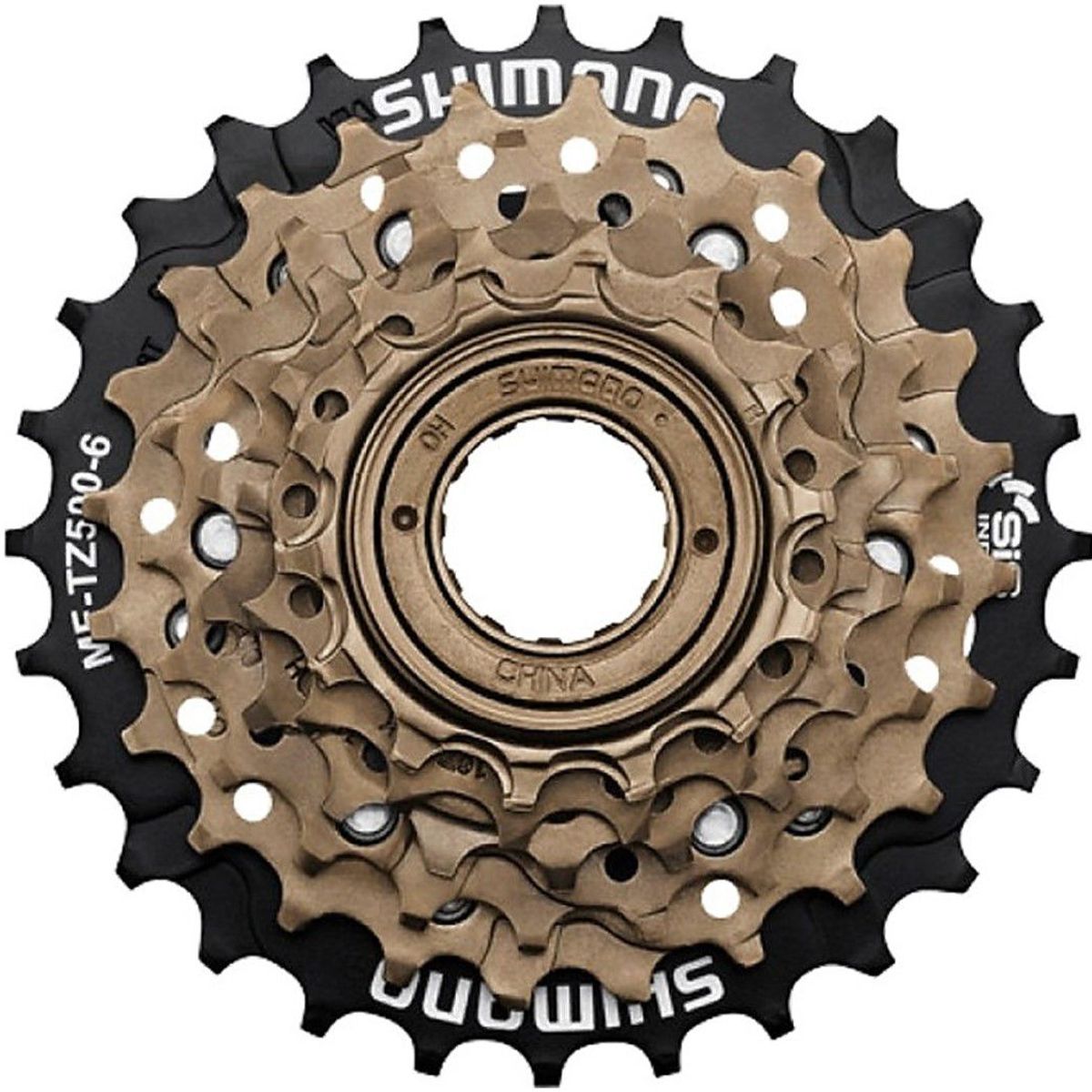 SHIMANO - Pacha Roscada Shimano Tz500 6 V 14-28 Piñon Rosca Bicicleta