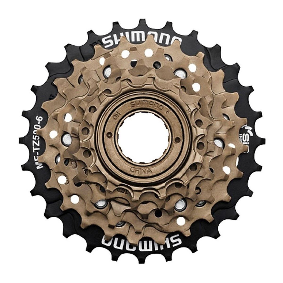 SHIMANO - Pacha Roscada Shimano Tz500 6 V 14-28 Piñon Rosca Bicicleta