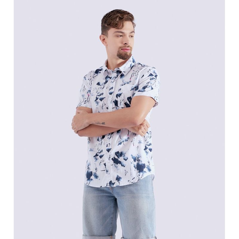 UNSER - Camisa Para Hombre Manga Corta Slim Unser