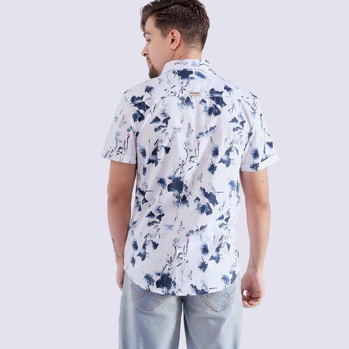 UNSER - Camisa Para Hombre Manga Corta Slim Unser