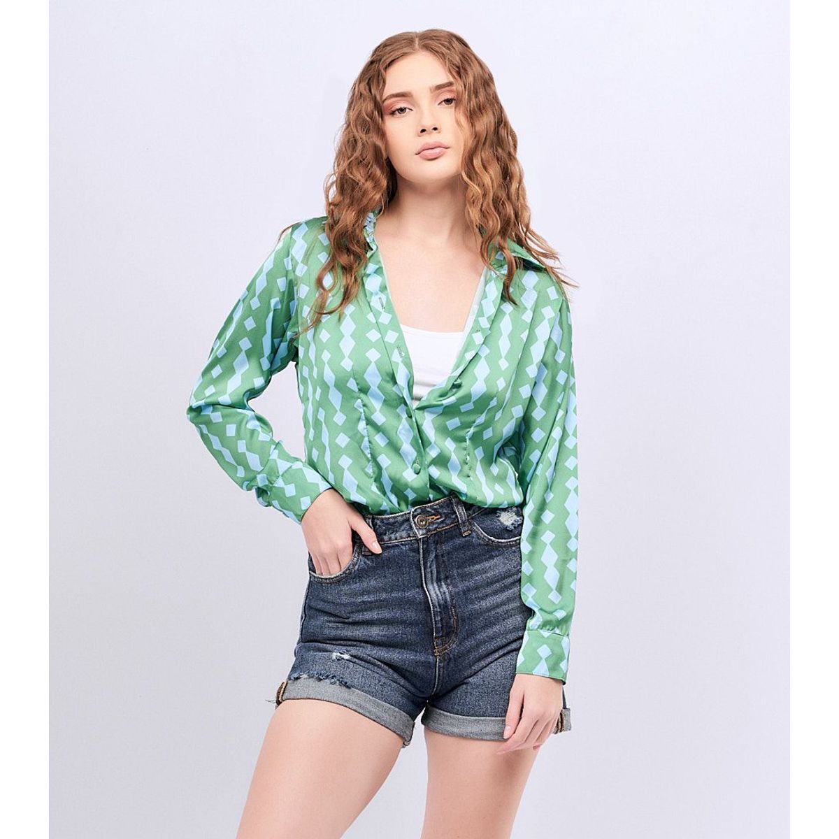 UNSER - Camisa Para Mujer Comfot Manga Larga Unser