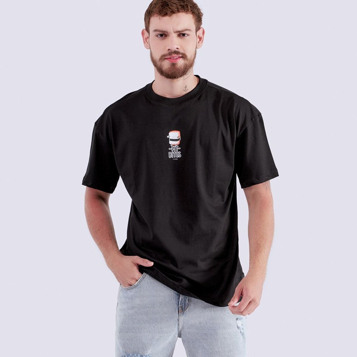 TYPER - Camiseta Para Hombre Oversize Typer