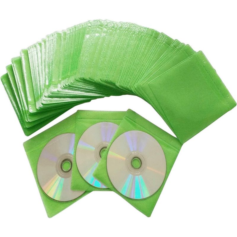 POINTER - Funda Sobre Doble Bolsillo En Felpa Para Cd O Dvd X100 Unds