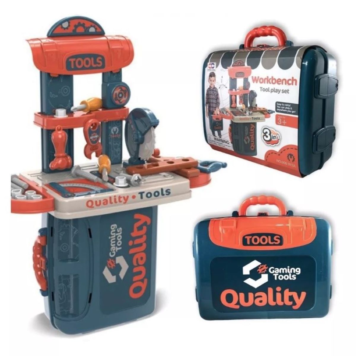 GENERICO - Maletin Herramientas Juguete Niños Set Portatil.