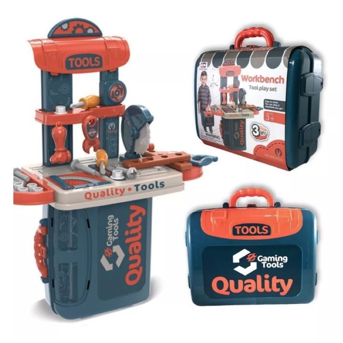 GENERICO - Maletin Herramientas Juguete Niños Set Portatil.