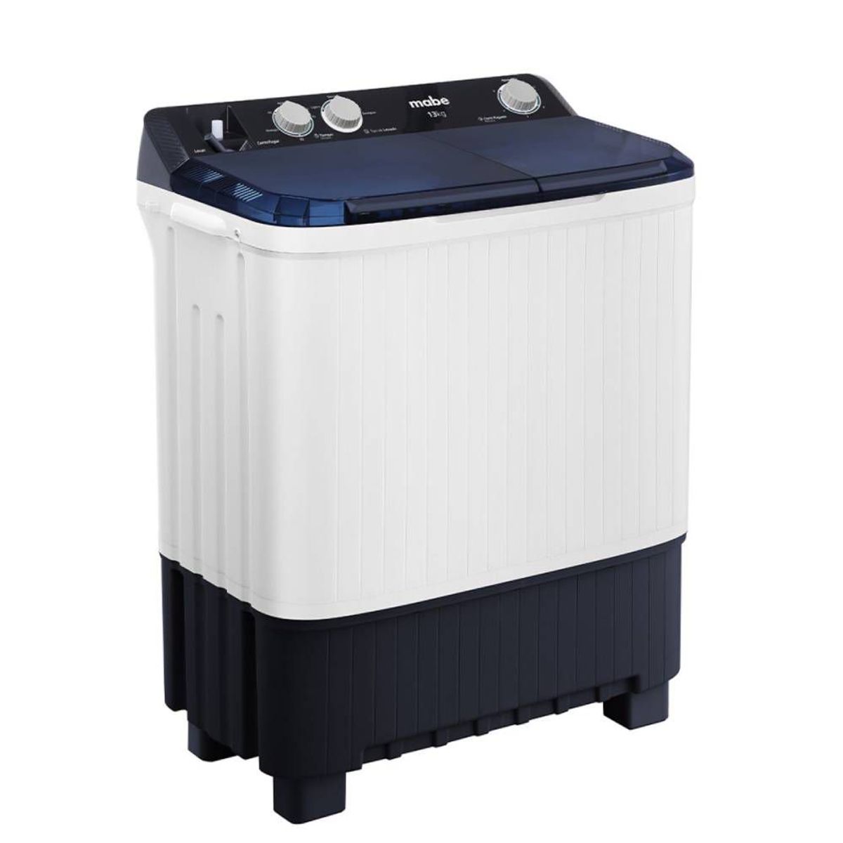 MABE - Lavadora Mabe Semiautomática Propela 13 Kg Blanca LMD3123HBAB0.