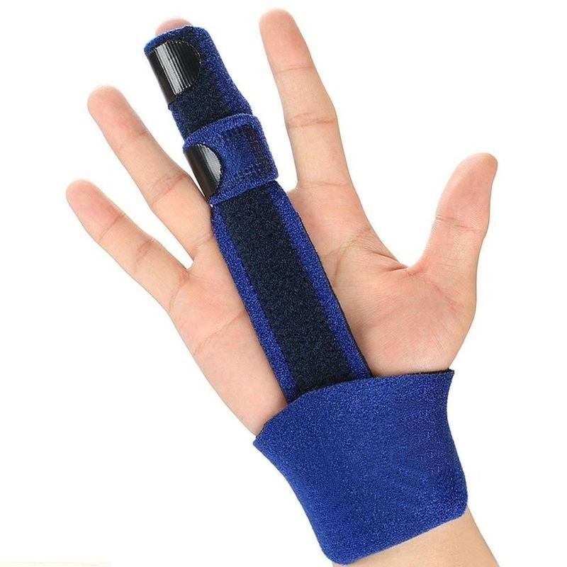 GENERICO - Corrector de dedo ajustable férula para tratar el dedo