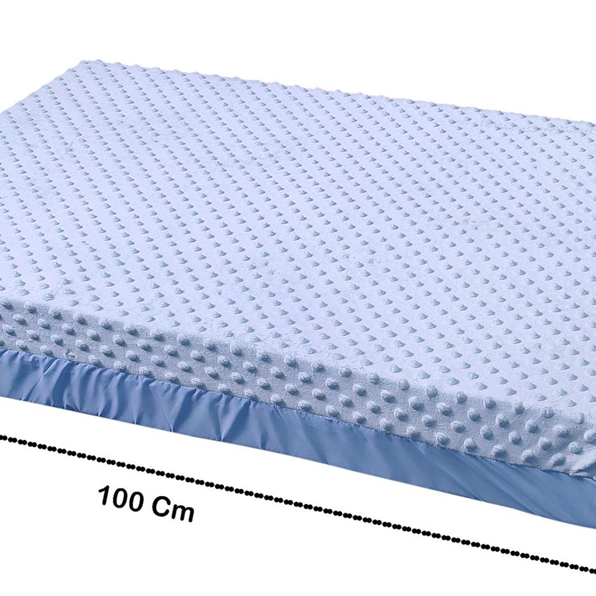 JON DI GROUP SAS - Colchoneta Para Cuna Corral de Bebe 100cm x 70cm x 8cm Azul