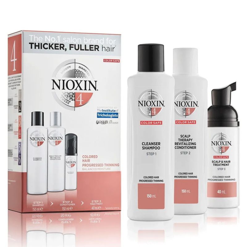 NIOXIN - Kit anti-caida Nioxin 4 x 150 ml