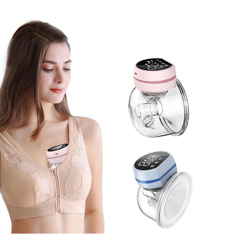 GENERICO - Extractor De Leche Portátil Recargable Free Hand Mz-610 Rosa