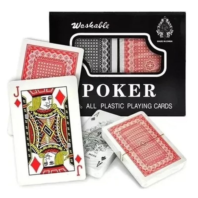 GENERICO - Juego De Cartas Royal Poker Baraja Naipes Plástico Alta Calidad
