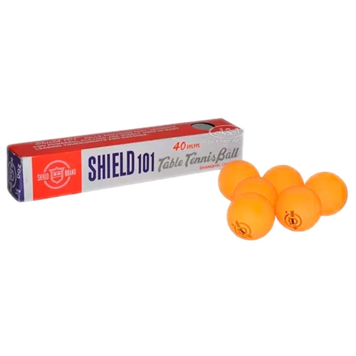 GENERICO - Set X 6pcs Bolas Pelotas Shield 101 Ping-pong 40mm