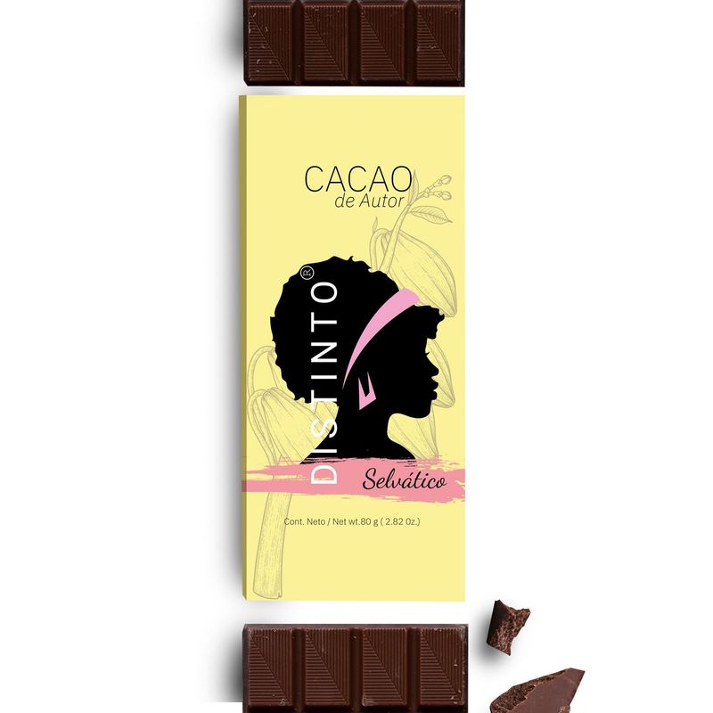 DISTINTO - CHOCOLATE DE AUTOR SELVATICO DISTINTO BARRA 80 GR