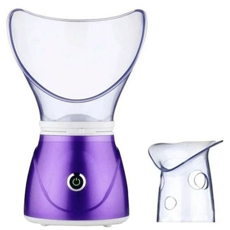 DANKI - Sauna Facial BY1078 Spa Vaporizador Limpieza Profunda Rostro Morado