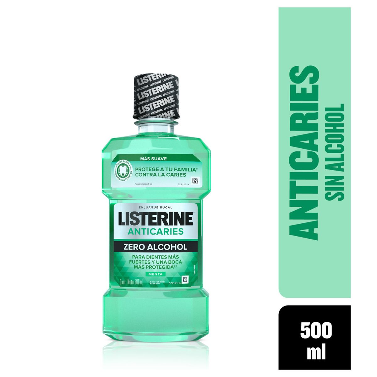 LISTERINE - Enjuague Bucal Listerine Anticaries Zero Alcohol X 500ml