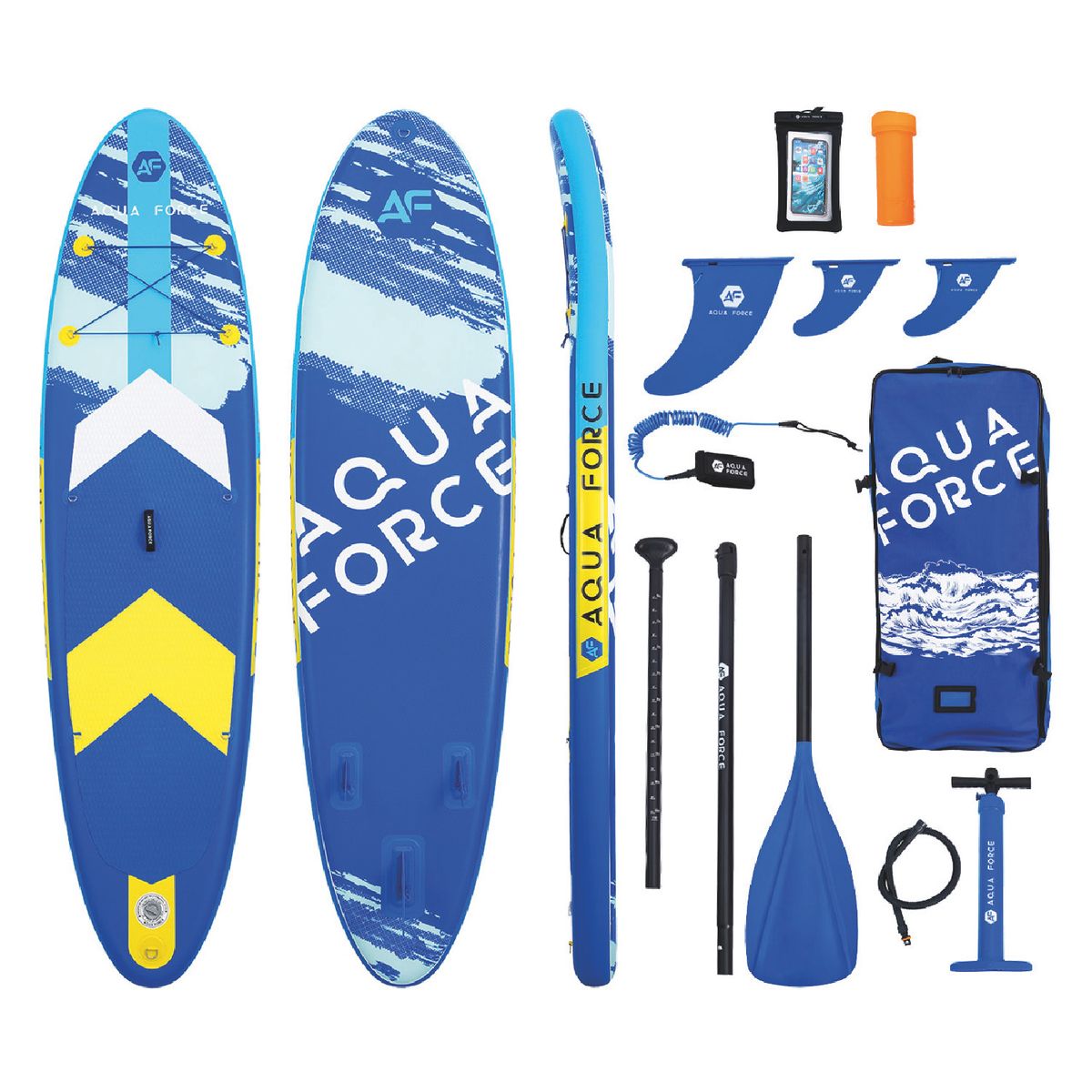 AQUA FORCE - Paddle Board Inflable 10'6'' Ocean - Doble Capa