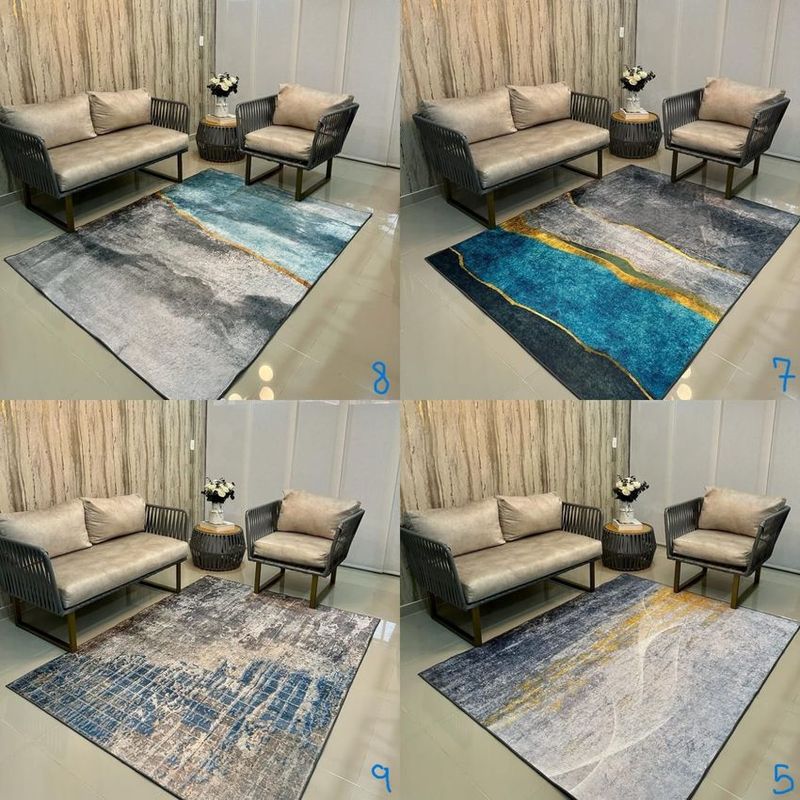 GENERICO - Alfombra moderna elegante decorativa tapete hogar 2.01.5 mt
