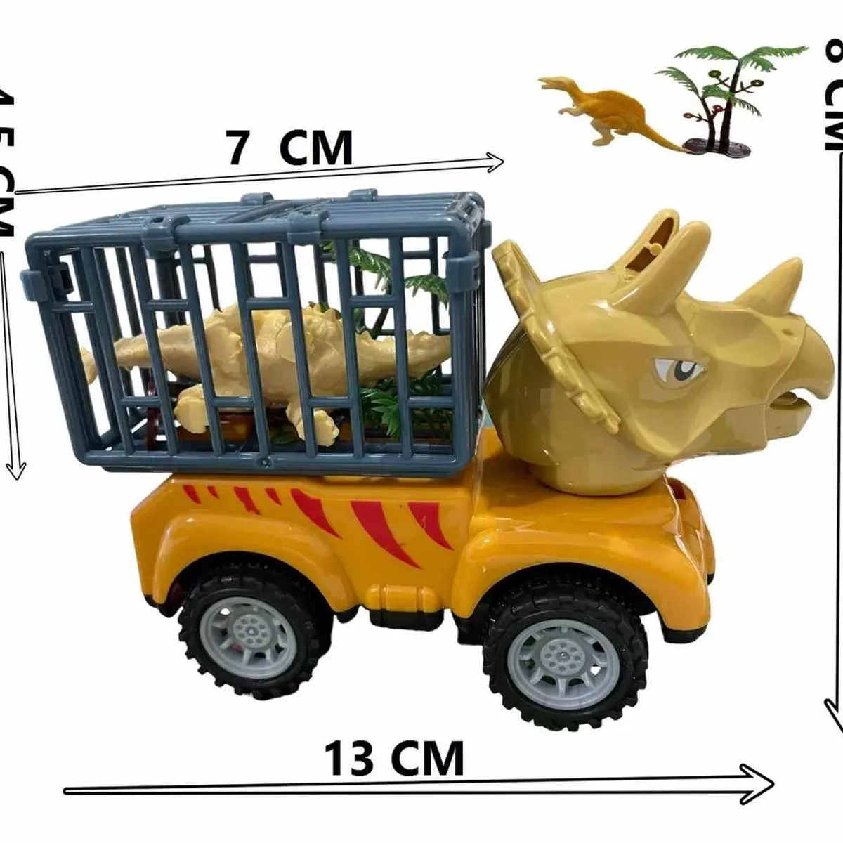 DAYOSHOP - Carros Dinosaurios Monster Jaula Juguete Didactico Niño Kit