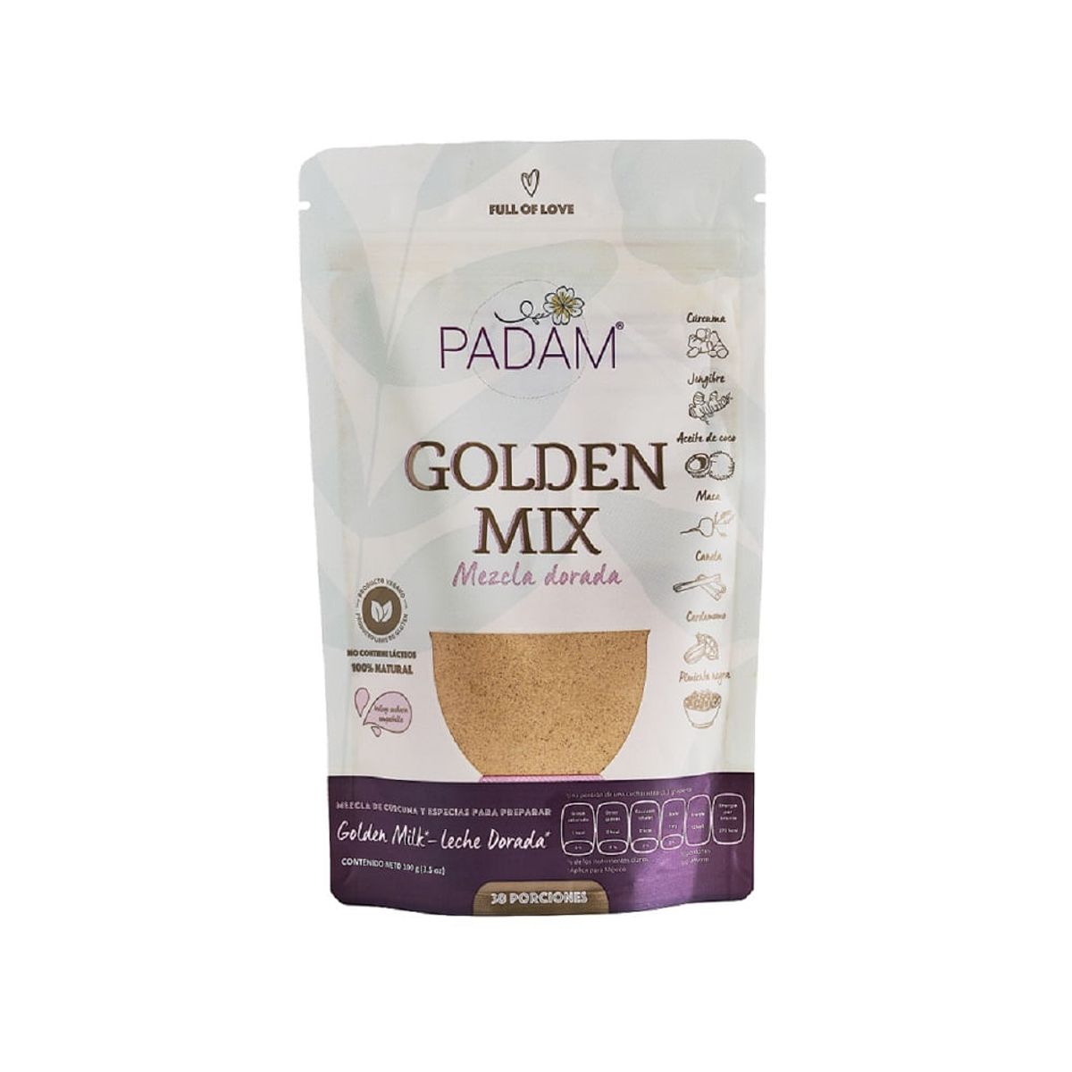 PADAM - Leche Dorada Padam Golden Mix X 100G