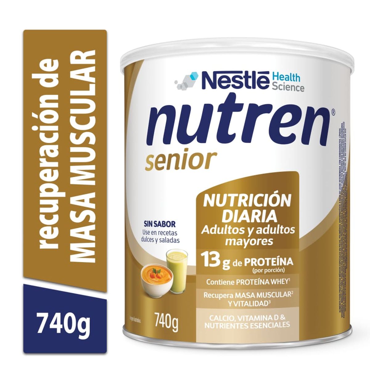 GENERICO - Nutren Senior Sin Sabor Lata X 740G