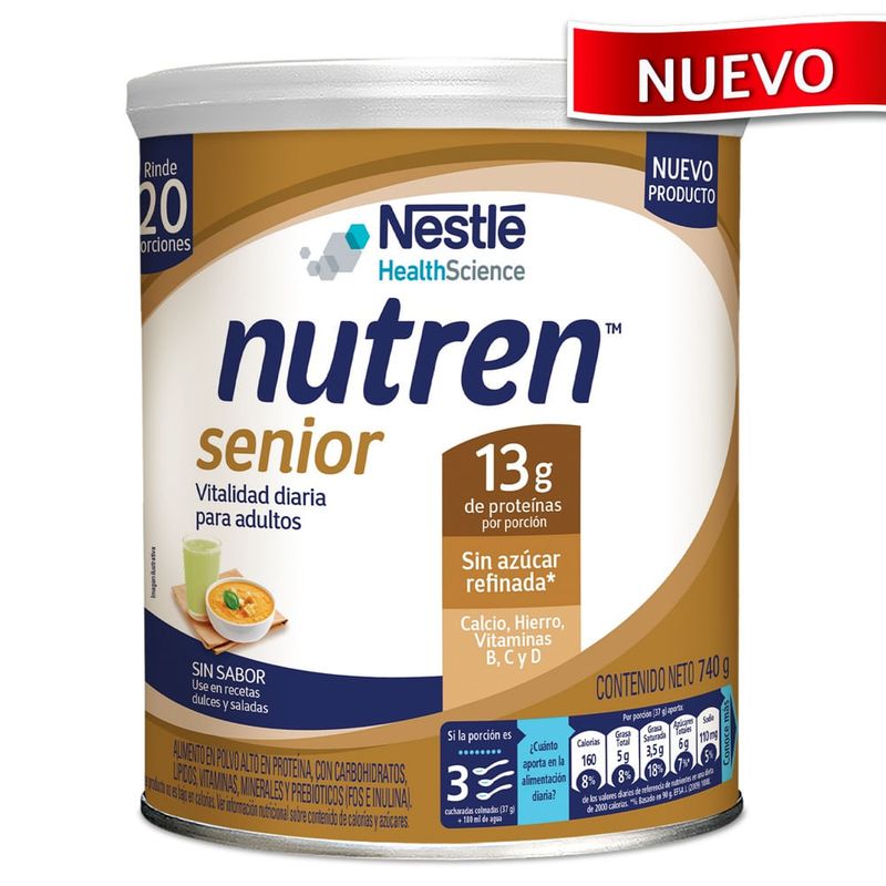 GENERICO - Nutren Senior Sin Sabor Lata X 740G
