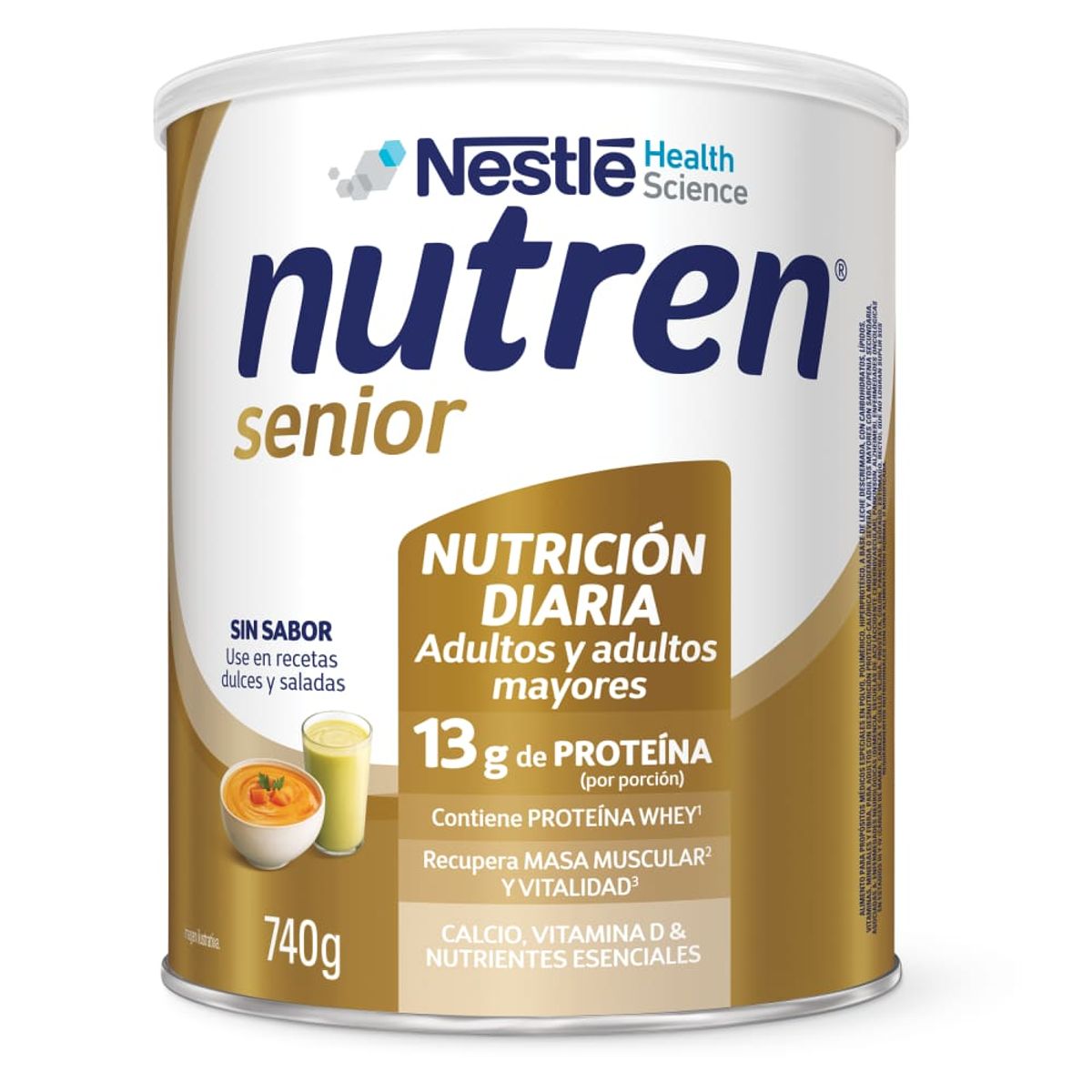 GENERICO - Nutren Senior Sin Sabor Lata X 740G