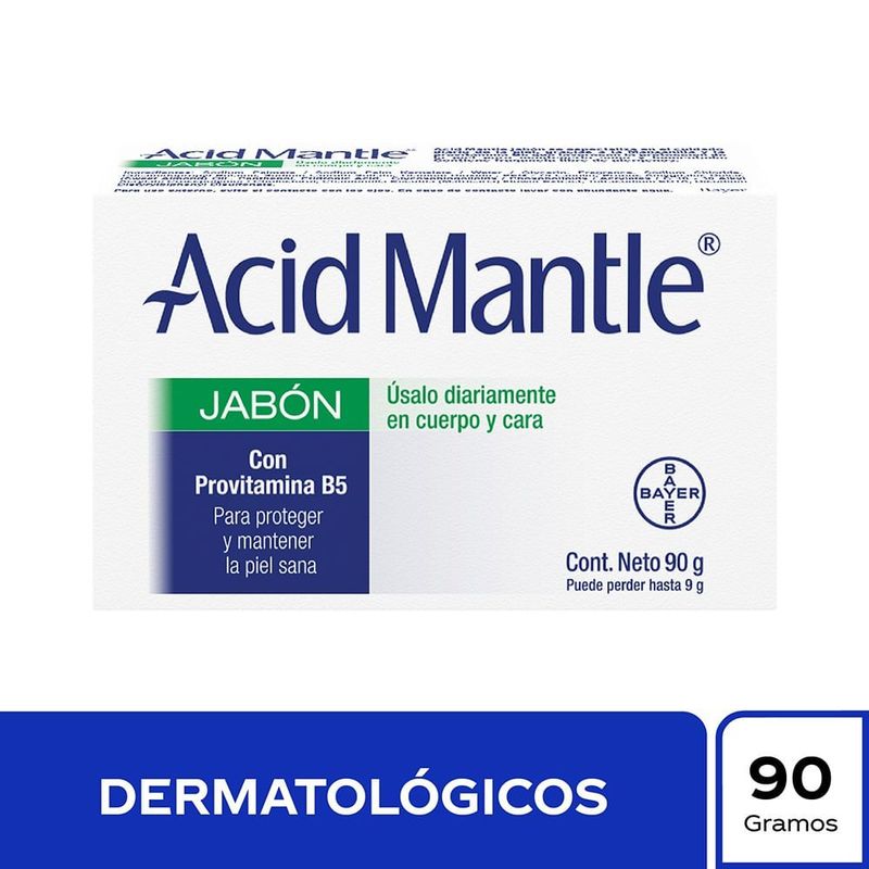ACID MANTLE - Jabón Acid Mantle Limpieza Y Humectación Para La Piel X 90g.---