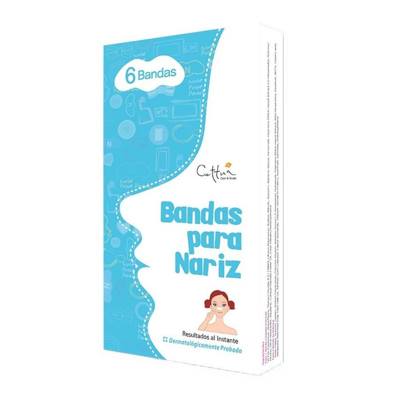 CETTUA - Bandas Cettua Para La Nariz X 6Und